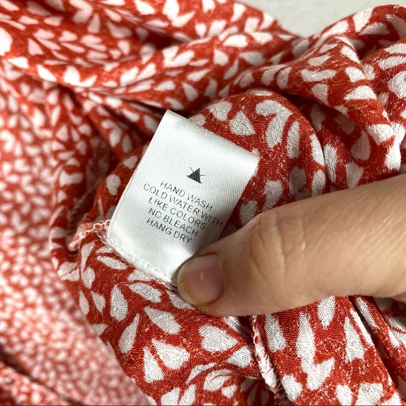 Keen The Label by The Shop Laguna Beach Rosie Wrap Midi Dress Red Coral Size S - Picture 10 of 10